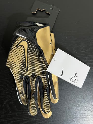 Nike Vapor Jet 7.0 Large Football Gloves Black / Gold