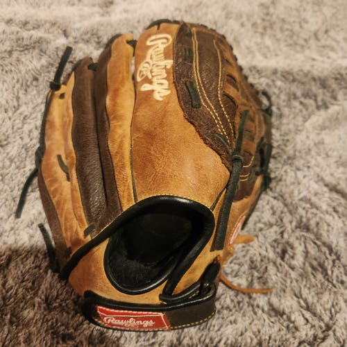 Rawlings Right Hand Throw RBG36TBR Baseball Glove 12.5" Full Grain Leather Shell
