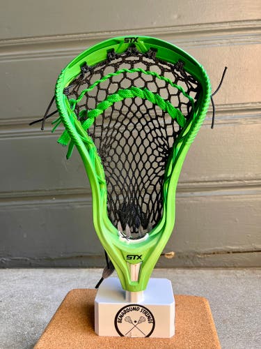 STX X20 Lacrosse Head -Professionally Strung Stringking 5X