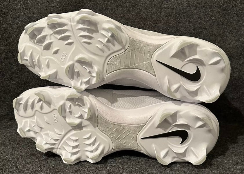 Men’s Nike Force Trout 9 Pro MCS Low Baseball Cleats White FB2908 100  Size 10.5