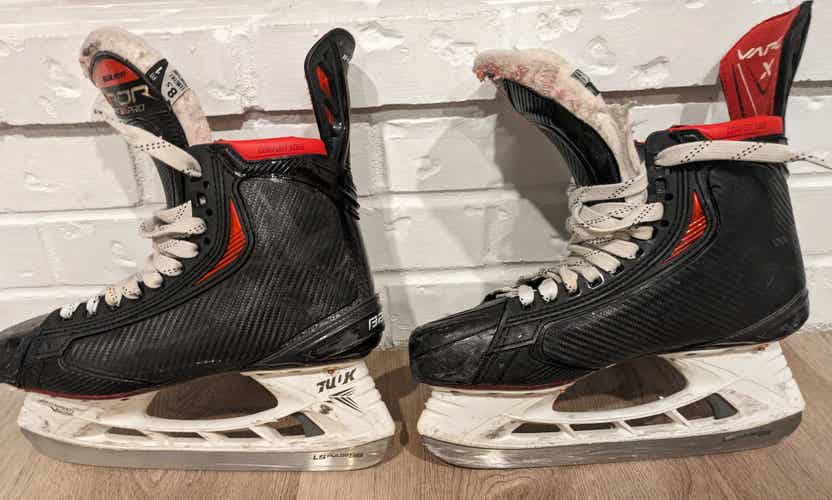 Bauer Vapor 3X Pro Skates - Sr. 8.5 - With Shot Blockers