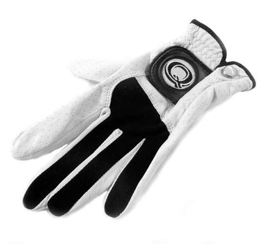 NEW RH Quality Sport Tour Cabretta White/Black Leather Glove Men's Small