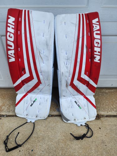 Used 26+2" Vaughn Ventus SLR2 Goalie Leg Pads