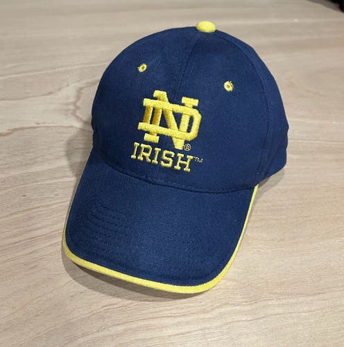 Blue Used Men's Notre Dame Medium Signature Hat