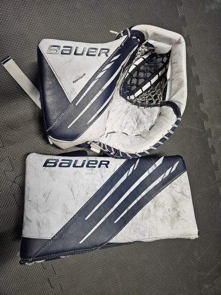 Used Bauer Vapor 3X Regular Glove and Blocker