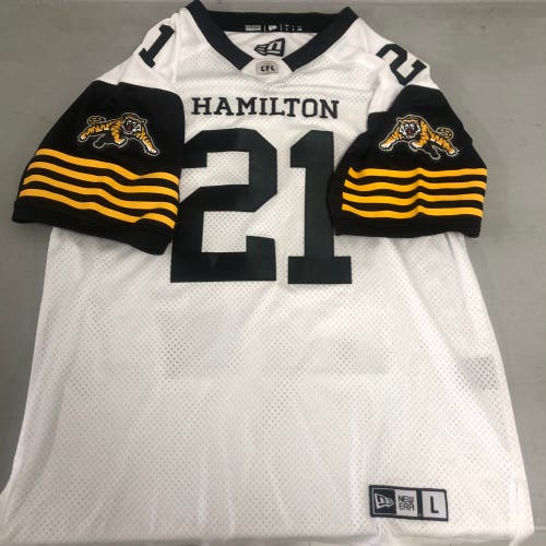 Hamilton Tigercats mens large jersey