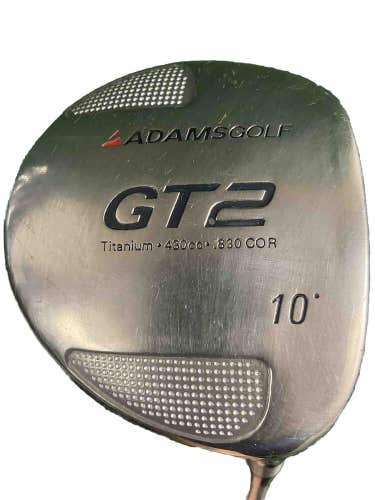 Adams Golf GT2 430cc Driver 10 Degrees Regular Graphite 44.5” Men RH Good Grip