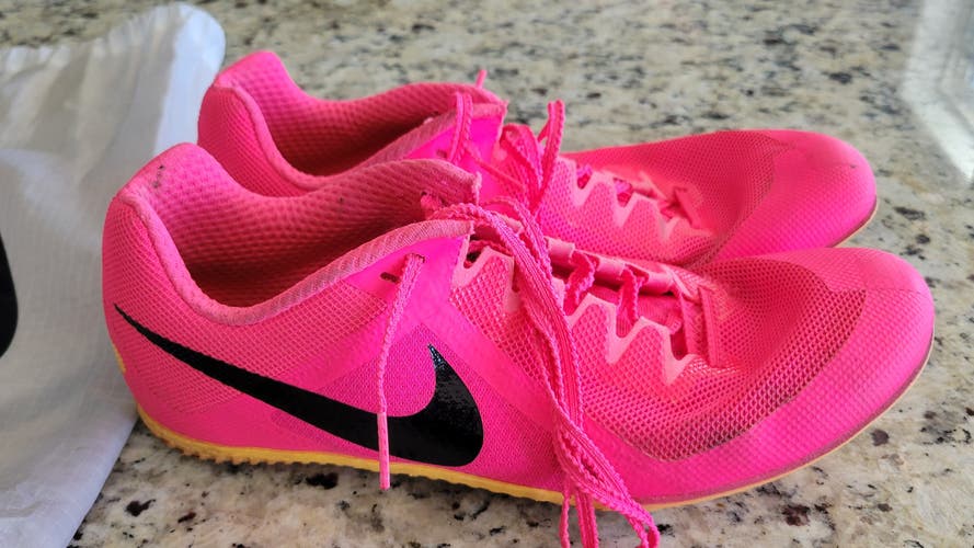 Pink Used Size 9.0 (Women's 10) Adult Unisex Nike Rival Multi Track Spikes