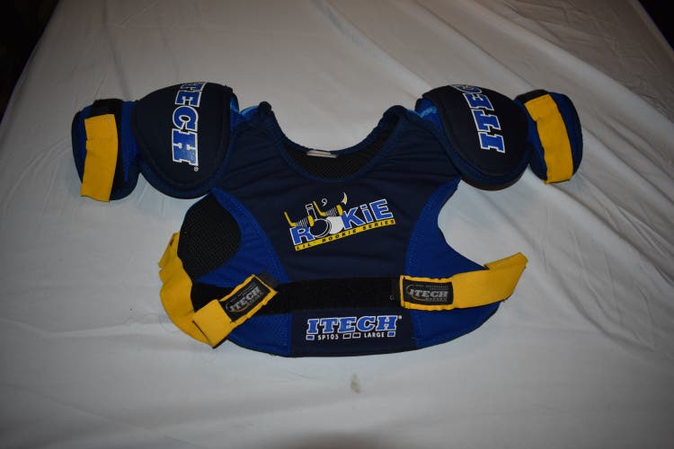 Itech Lil' Rookie Series Hockey Shoulder Pads SP105, Youth Large