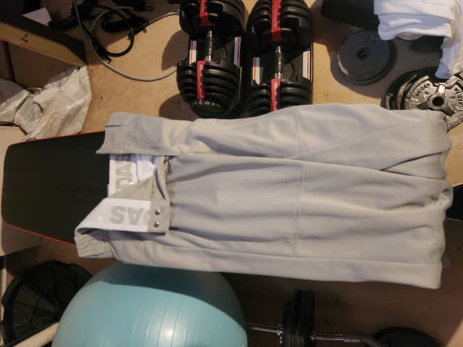Gray Medium Adult Men's Adidas Game Pants