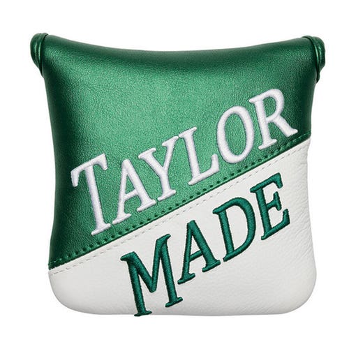 NEW 2024 TaylorMade Season Opener White/Green Augusta Mallet Spider Headcover
