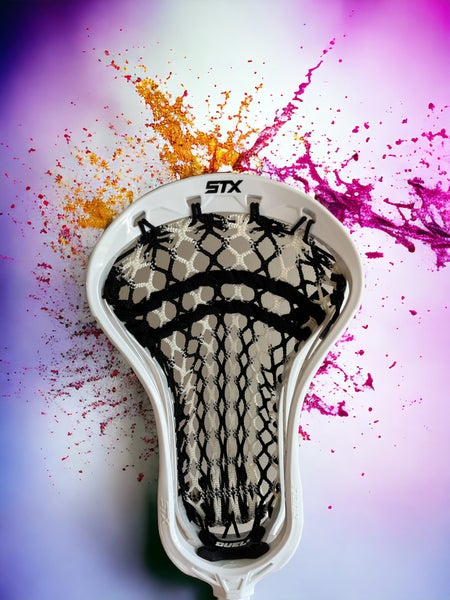 Free Ship- New Men's STX Duel 2 Head, Custom Strung-NO Knots On Outside Of Frame