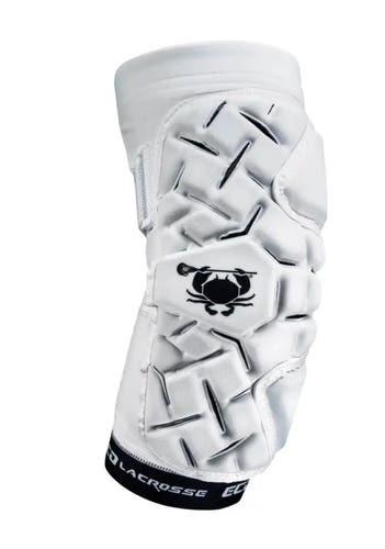 New ECD East Coast Dyes Echo Arm Pads SMALL MEDIUM LAX LACROSSE NEW WITH TAGS WHITE