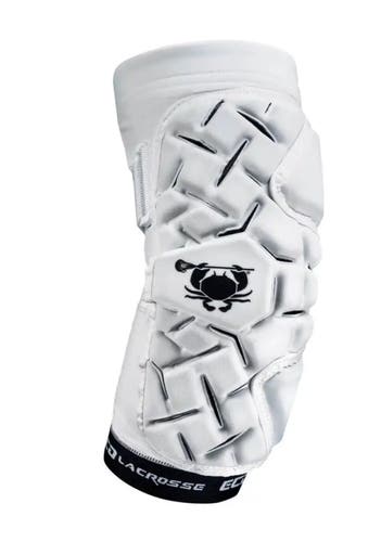 New ECD East Coast Dyes Echo Arm Pads Large \ Extra Large LAX LACROSSE NEW WITH TAGS WHITE