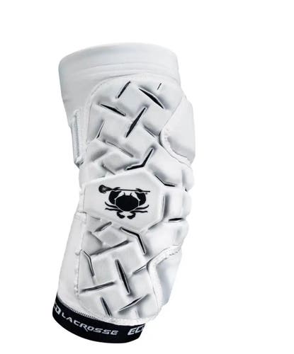 New ECD East Coast Dyes Echo Arm Pads Large / Extra Large LAX LACROSSE NEW WITH TAGS WHITE