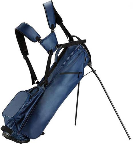 NEW 2024 TaylorMade Flextech Premium Carry Navy 3 Way Stand/Carry Golf Bag