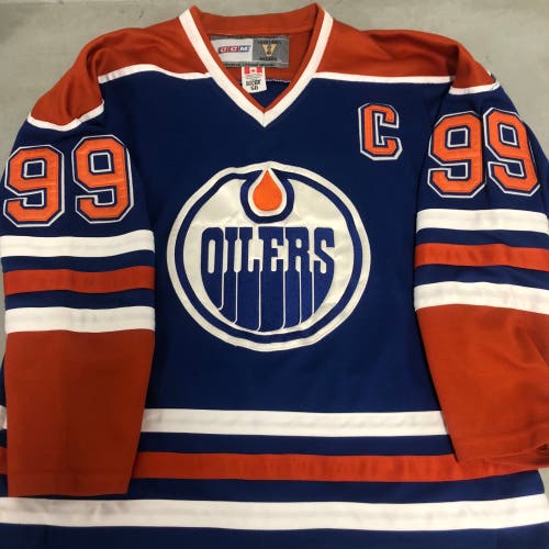 Wayne Gretzky Oilers hockey jersey