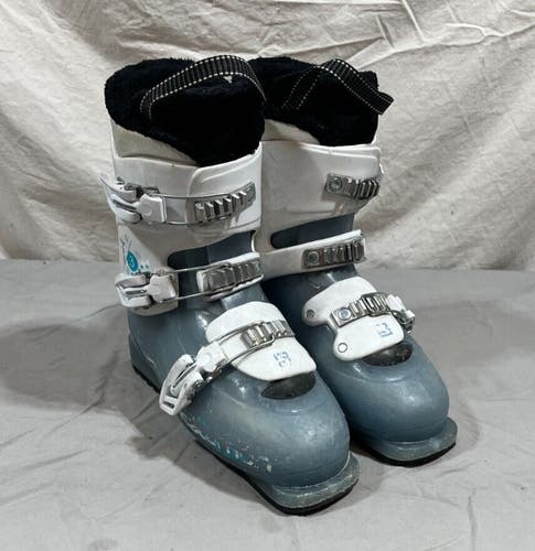 Salomon T3 Youth Alpine Ski Boots Fleece Liners Blue MDP 24.5 US 6.5 GREAT