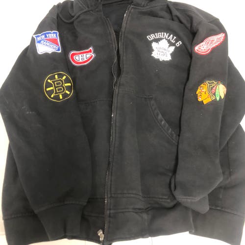 Original Six NHL mens large hoodie