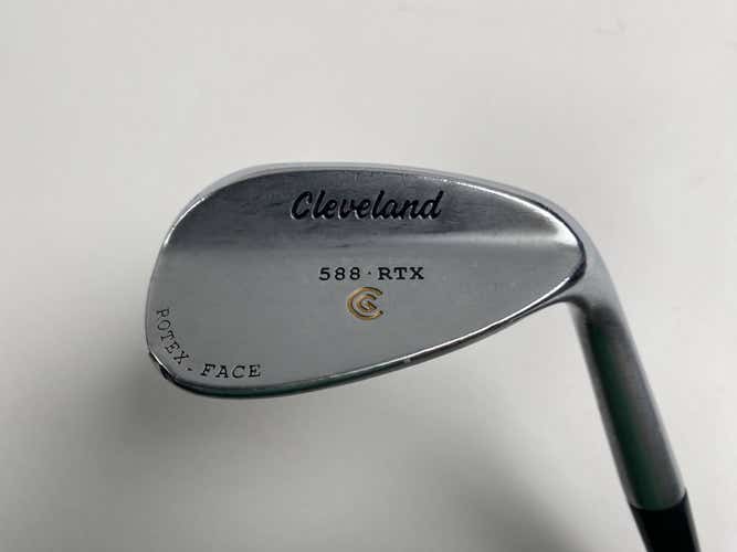 Cleveland 588 RTX Satin Chrome 56* 14 True Temper Dynamic Gold Wedge Steel RH