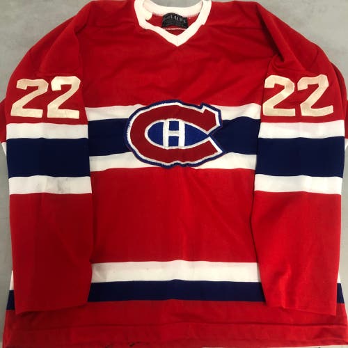 Vintage Montreal Canadiens game jersey #22