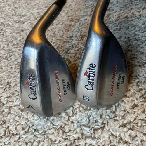 Carbite Approach (GAP) and Sand Wedge Set Steel Shafts Standard length