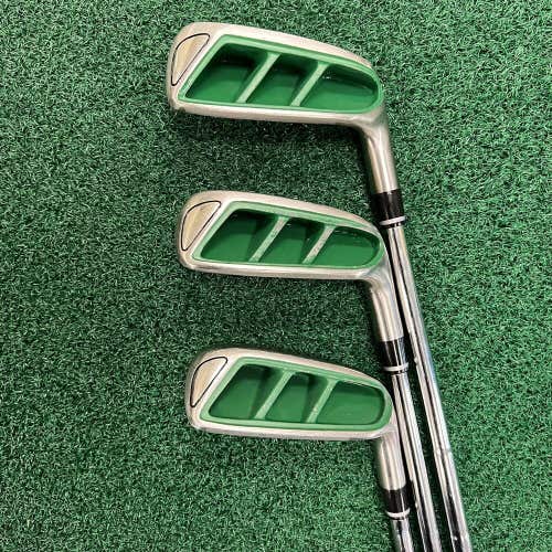 Mazel Square Strike (3) Chipper Set 45°-55°-60° MRH Steel Shafts MCC Golf Grips