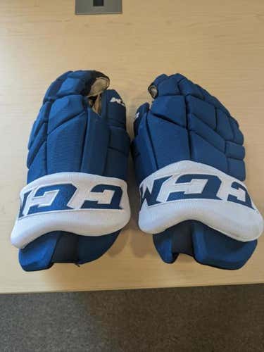 Used CCM HGTKPP Gloves 14"  Colorado Avalanche