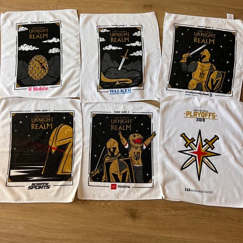 Used Vegas Golden Knights play off rally towels