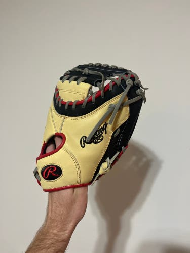 Rawlings heart of the hide 33” catchers mitt contour baseball glove