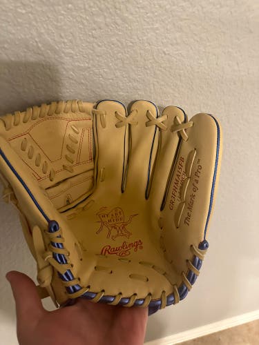 Rawlings Baseball Pitcher Glove HOH Metallic 11.75" Camel Japan Leather Mitt RHT