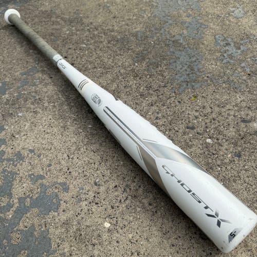 2018 Easton Ghost X Whiteout 31/26 (-5) USSSA Baseball Bat - PG LEGAL!