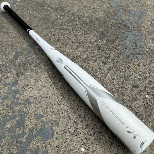 2018 Easton Ghost X Whiteout 31/26 (-5) USSSA Baseball Bat - PG LEGAL!