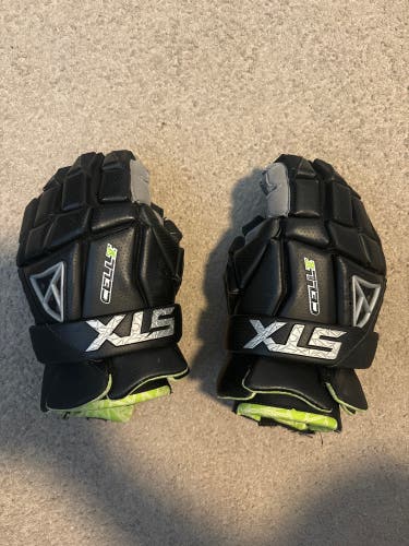 Used STX Large Cell V Lacrosse Gloves