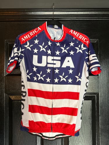 Men’s USA Patriot cycling jersey adult medium