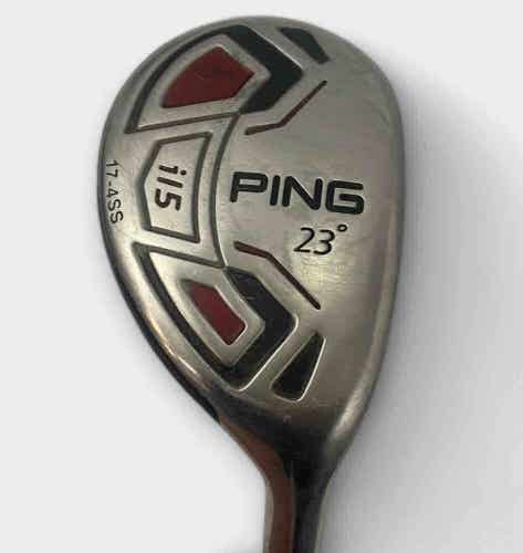 Ping i15 23° Hybrid Golf Club RH TFC 700 Graphite Regular Flex