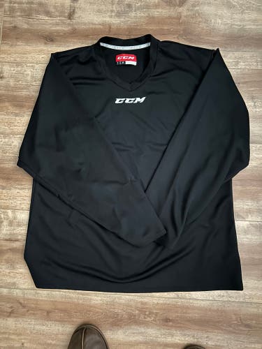 Black Used Large CCM Jersey