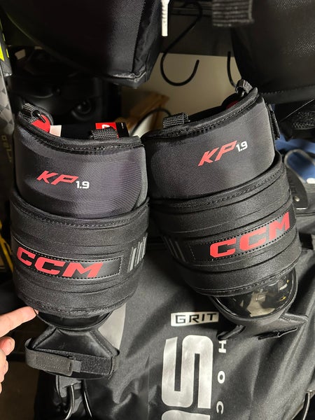 CCM goalie knee guards senior new