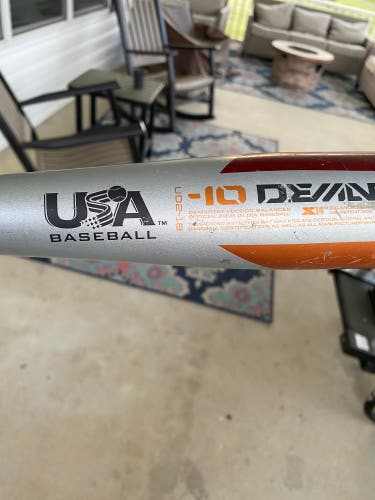 Used DeMarini USABat Certified (-10) 21 oz 31" Voodoo Balanced Bat