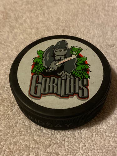 Amarillo Gorillas Central Hockey League Hockey Puck