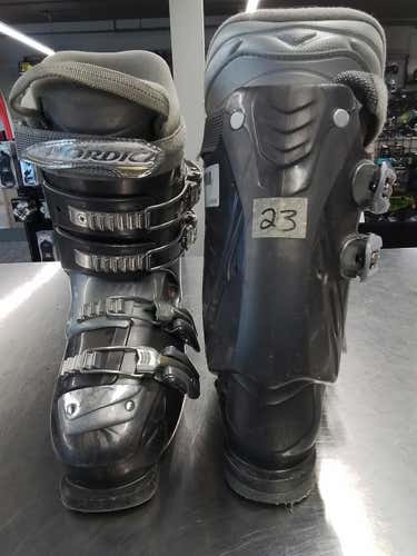 Used Nordica One W One 235 Mp - J05.5 - W06.5 Girls' Downhill Ski Boots