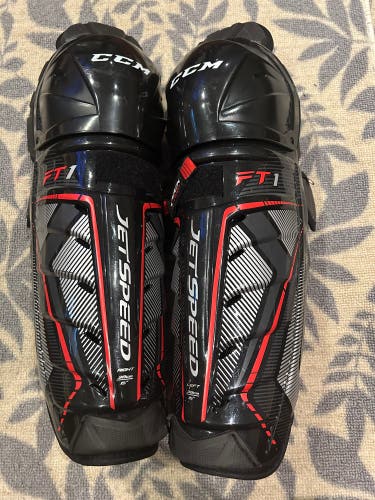 New Senior CCM 15" JetSpeed FT1 Shin Pads