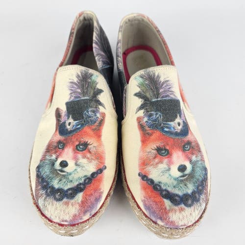 Goby Steampunk Fox Foxy Loafer Slip On Shoes Women's Size 38 / 7