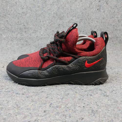 Nike City Loop Womens 10 Running Shoes AJ1694-001 Red Black Floral Low Sneakers