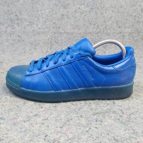 Adidas Superstar Supercolor Pharrell Williams Mens 8 Shoes Shelltoe Blue Low Top