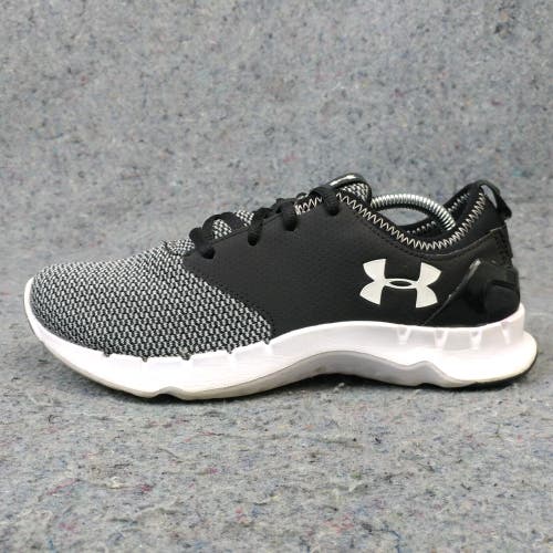 Under Armour Flow Womens 7.5 Shoes Low Top Trainers Black Gray 1276683-052