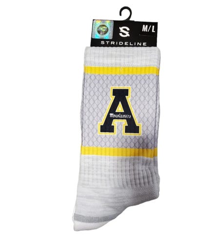 Appalachian State Mountaineers Strideline Premium Athletic Crew Socks