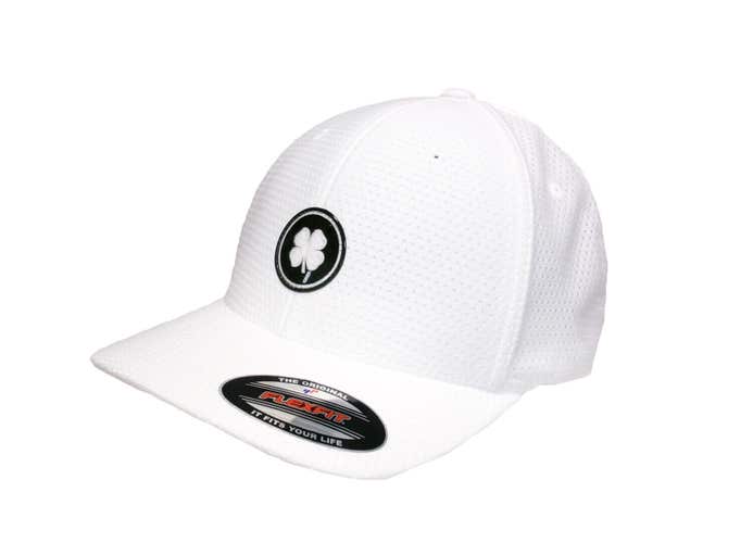 NEW Black Clover Live Lucky Clear Vision #1 White Fitted L/XL Golf Hat/Cap