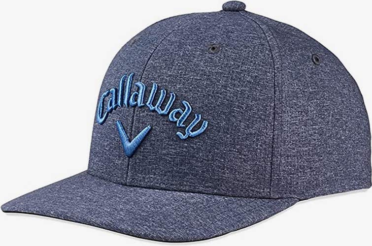 NEW 2023 Callaway Performance Pro Black Heather/Blue Adjustable Golf Hat/Cap