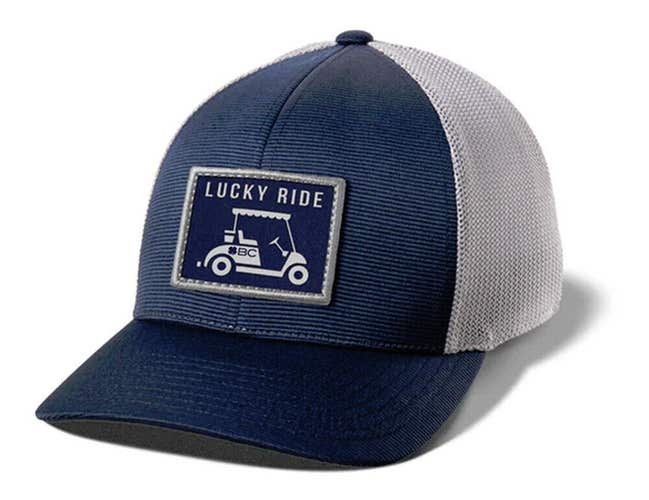 NEW Black Clover Lucky Ride Navy-Silver Adjustable Snapback Golf Hat/Cap